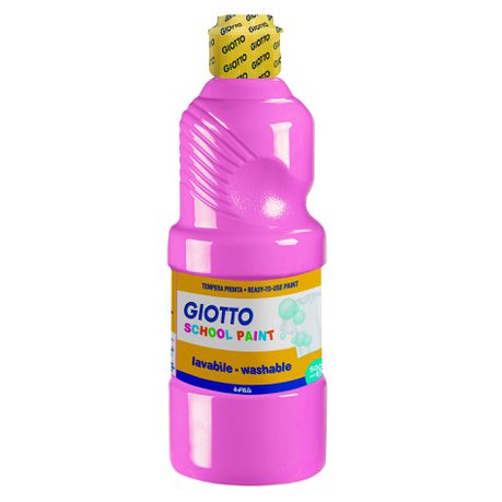 Giotto School Paint 500ml - Pink Buy Online in Zimbabwe thedailysale.shop
