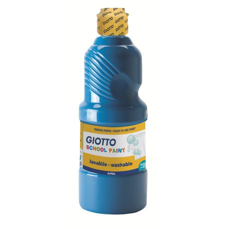 Giotto School Paint 500ml - Cyan Buy Online in Zimbabwe thedailysale.shop