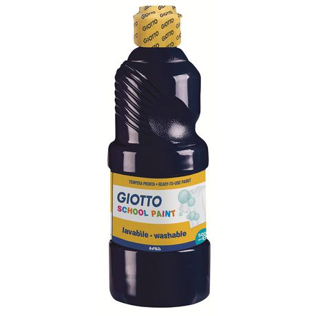 Giotto School Paint 500ml - Black Buy Online in Zimbabwe thedailysale.shop