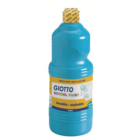 Giotto School Paint 1000ml - Cyan Buy Online in Zimbabwe thedailysale.shop