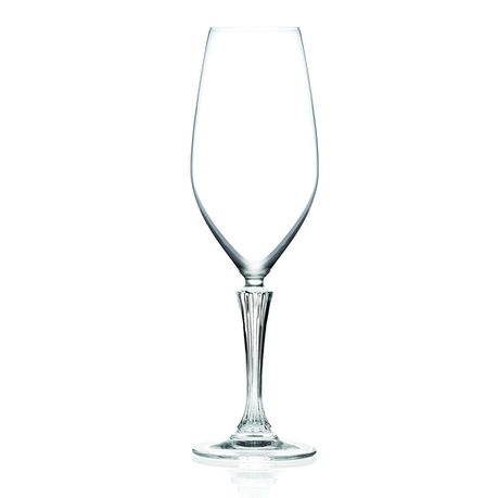 RCR- Glamour Crystal Champagne Flute 440ml - Set of 6 Buy Online in Zimbabwe thedailysale.shop
