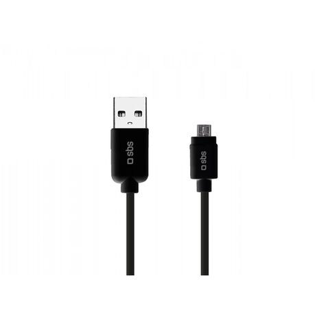 SBS Data Cable USB 2.0 to Micro USB - Black 1m Buy Online in Zimbabwe thedailysale.shop