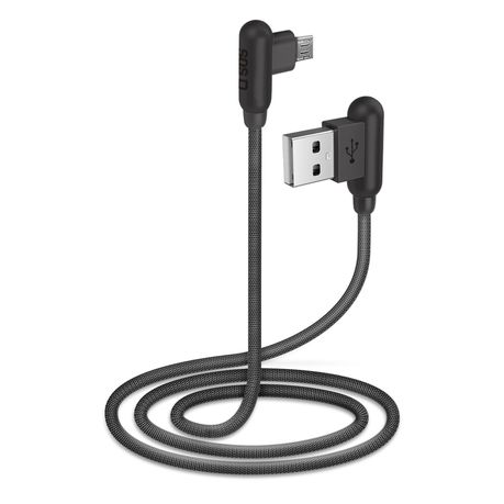 SBS Data Cable USB 2.0 to Micro USB - 90° connectors - Black 1m Buy Online in Zimbabwe thedailysale.shop