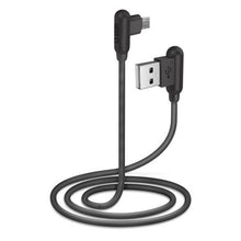 Load image into Gallery viewer, SBS Data Cable USB 2.0 to Micro USB - 90° connectors - Black 1m
