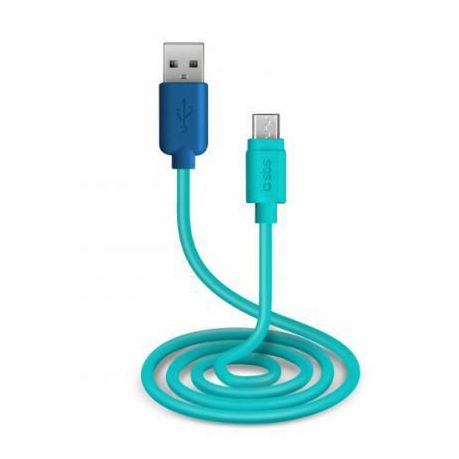 SBS Data Charging Cable USB 2.0 - Blue 1m Buy Online in Zimbabwe thedailysale.shop