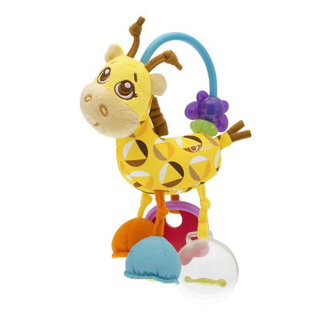 Baby Senses Rattle Giraffe - Multi Primary Colours