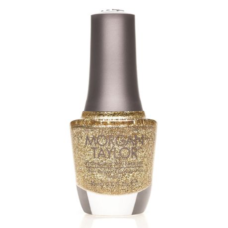 Morgan Taylor Nail Lacquer - Glitter & Gold (15ml)