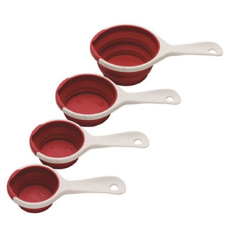 Chef'n - Sleekstor Pinch and Pour Cups - Cherry