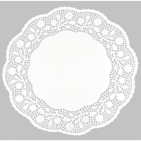 Ibili - Disposable Round Doilies - Set Of 10 - 30cm