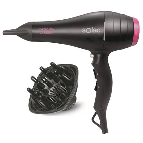Solac Expert 2 Speed Hair Dryer - Black