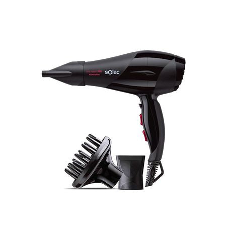 Solac Professional Hair Dryer - Black Buy Online in Zimbabwe thedailysale.shop