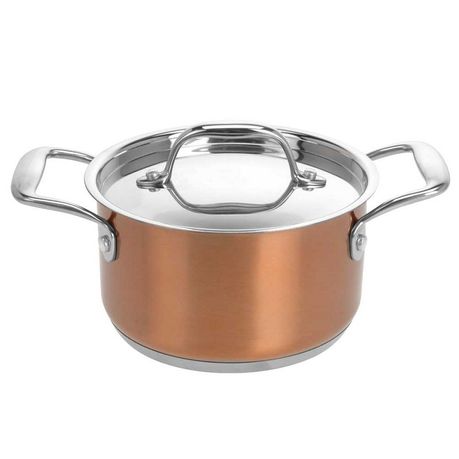 Eco - Casserole Pot Copper Colour - 16cm Buy Online in Zimbabwe thedailysale.shop