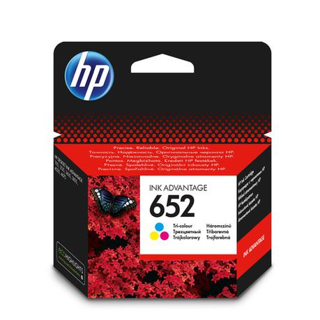 HP 652 Tri-Colour Ink Cartridge (Blister Pack)