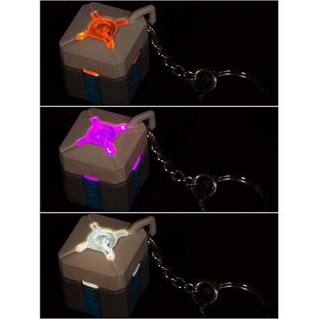 Overwatch Light Up Loot Box Keychain