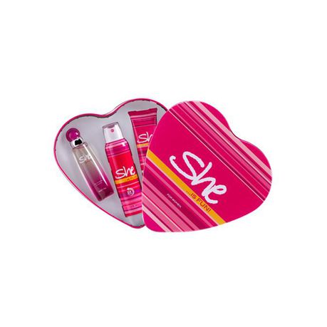 She Is Fun EDT, Deodorant & Lotion Gift Set for Women Buy Online in Zimbabwe thedailysale.shop