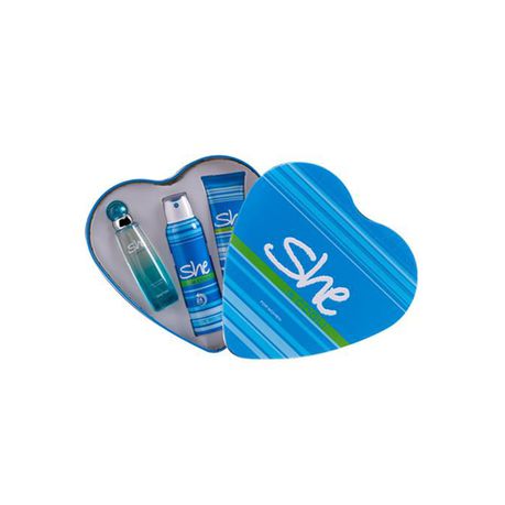 She Is Cool EDT, Deodorant & Lotion Gift Set for Women Buy Online in Zimbabwe thedailysale.shop