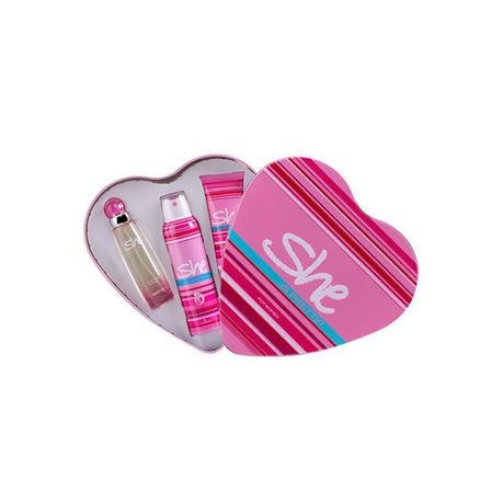 She Is Pretty EDT, Deodorant & Lotion Gift Set for Women Buy Online in Zimbabwe thedailysale.shop