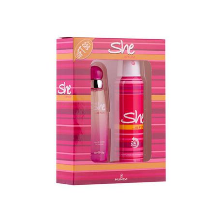 She Is Fun EDT & Deodorant Gift Set for Women Buy Online in Zimbabwe thedailysale.shop