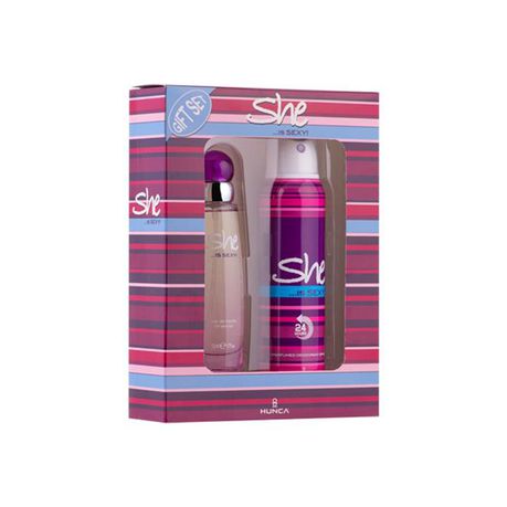 She Is Sexy EDT & Deodorant Gift Set for Women Buy Online in Zimbabwe thedailysale.shop