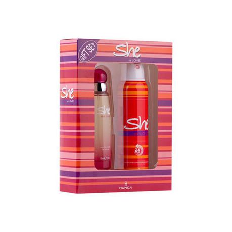 She Is Love EDT & Deodorant Gift Set for Women Buy Online in Zimbabwe thedailysale.shop