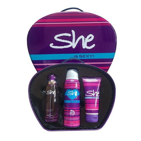 She Is Sexy EDT, Deodorant & Lotion Gift Set for Women Buy Online in Zimbabwe thedailysale.shop