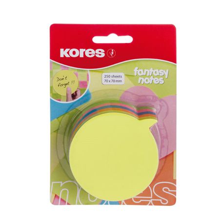 Kores Fantasy Dialogue Notes - Neon Colours (250 Sheets) Buy Online in Zimbabwe thedailysale.shop