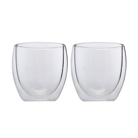Maxwell and Williams Blend Double-Wall Cup 250ml - Set of 2 Buy Online in Zimbabwe thedailysale.shop