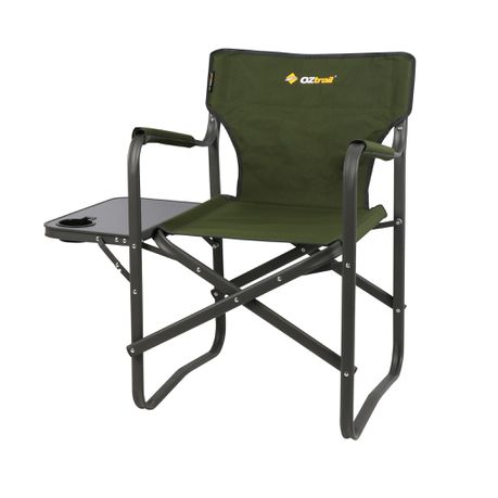Oztrail Directors Classic With Side Table- 120kg Buy Online in Zimbabwe thedailysale.shop
