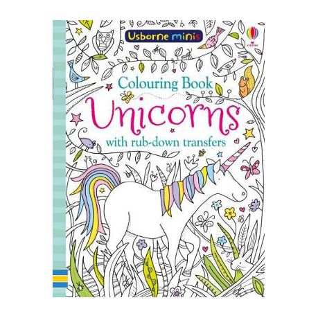 Colouring Book Unicorns with Rub-Down Transfers Buy Online in Zimbabwe thedailysale.shop