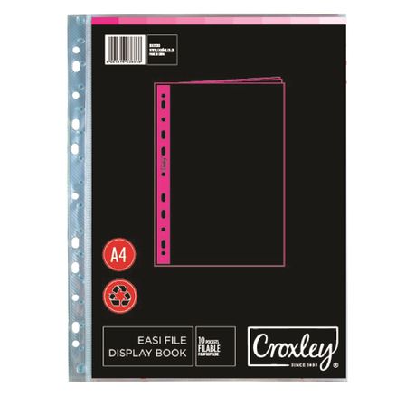 Croxley Easi File A4 Display Book - 10 Pockets Buy Online in Zimbabwe thedailysale.shop