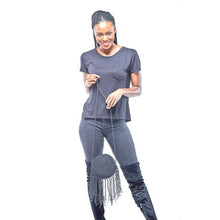 Load image into Gallery viewer, Brad Scott The Caprice Woven Sling Bag - Black
