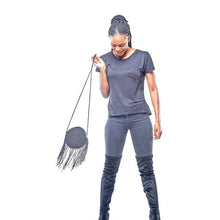 Load image into Gallery viewer, Brad Scott The Caprice Woven Sling Bag - Black
