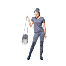 Load image into Gallery viewer, Brad Scott The Caprice Woven Sling Bag - Black
