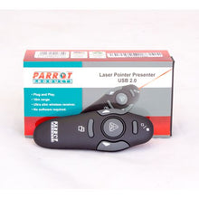 Load image into Gallery viewer, Parrot Laser Pointer Presenter USB 2.0 - Red Laser
