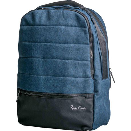 Pierre Cardin Nova Laptop Backpack - Blue & Black Buy Online in Zimbabwe thedailysale.shop