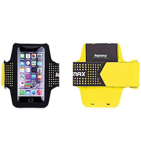 Remax Sport Running Armband Yellow - Medium Buy Online in Zimbabwe thedailysale.shop