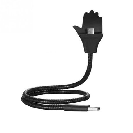 Flexible Bendable Metal Android Charger Cable - Black Buy Online in Zimbabwe thedailysale.shop