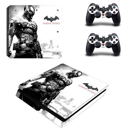 SkinNit Decal Skin For PS4 Slim: Batman Arkham Knight White