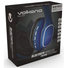 Load image into Gallery viewer, Volkano Phonic Bluetooth Wireless Headphones - Blue

