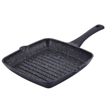 Load image into Gallery viewer, Royalty Line Herenthal 28cm Greblon Non-Stick C3+ Coating Grill Pan - Black
