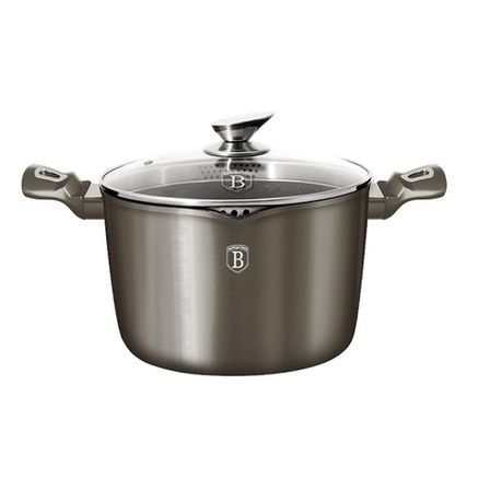 Berlinger Haus 24cm Marble Coating Pasta & Rice Pot - Carbon Buy Online in Zimbabwe thedailysale.shop