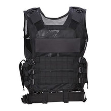 Load image into Gallery viewer, Breathable Tactical Vest with Numerous Pouches - Black
