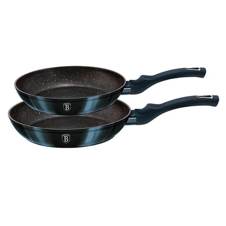 Berlinger Haus 2 Piece Marble Coating Frypan Set - Aquamarine Edition Buy Online in Zimbabwe thedailysale.shop