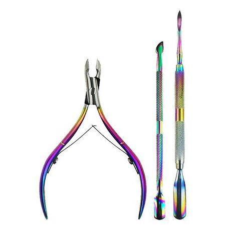 Stainless Steel Pedicure Manicure Set - 3 Piece Buy Online in Zimbabwe thedailysale.shop