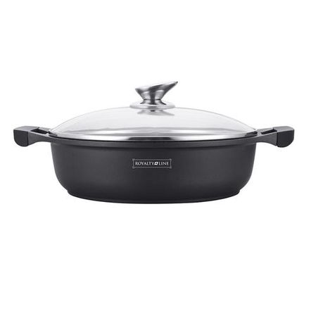 Royalty Line 30cm Marble Coating Shallow Pot Buy Online in Zimbabwe thedailysale.shop