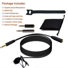 Load image into Gallery viewer, 3.5mm Mic for all Smartphones PC DSLR Cameras Camcorders
