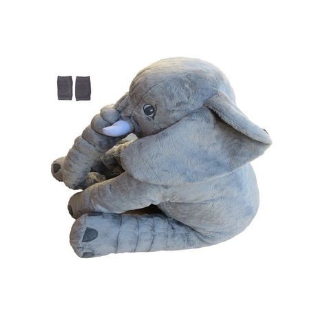 Totland Baby Fluffy Elephant Pillow - Dark Grey Buy Online in Zimbabwe thedailysale.shop