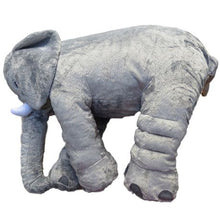 Load image into Gallery viewer, Totland Baby Fluffy Elephant Pillow - Dark Grey
