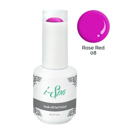 15ml i-Spa Gel Polish - Rose Red 08 Buy Online in Zimbabwe thedailysale.shop