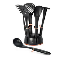 Load image into Gallery viewer, Berlinger Haus 7-Piece Non-Stick Kitchen Utensil Set - Black Rose
